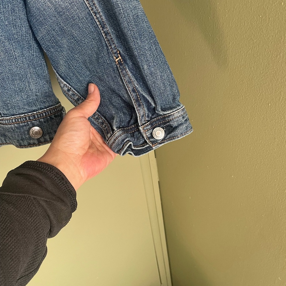 VTG Woman’s American Eagle Jean Jacket Sz XL - Picture 8 of 8